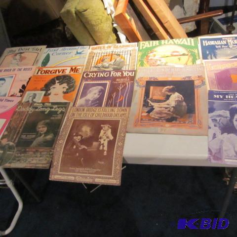 lot 102 image: Sheet Music
