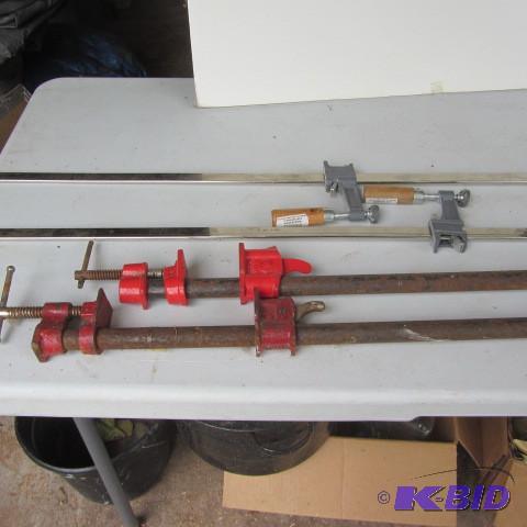 lot 127 image: Bar and Pipe Clamps