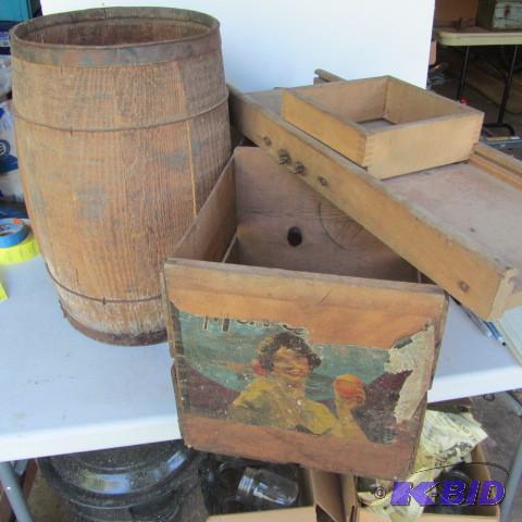 lot 183 image: Primitive Nail Keg, Cutter