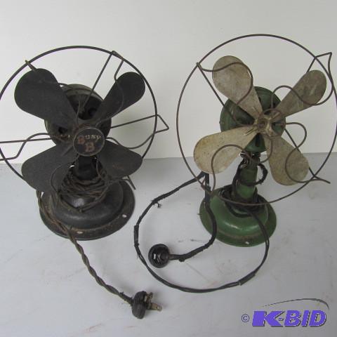 lot 20 image: Vintage Fans