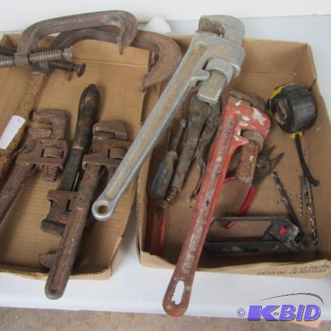 lot 22 image: Pipe Wrenches