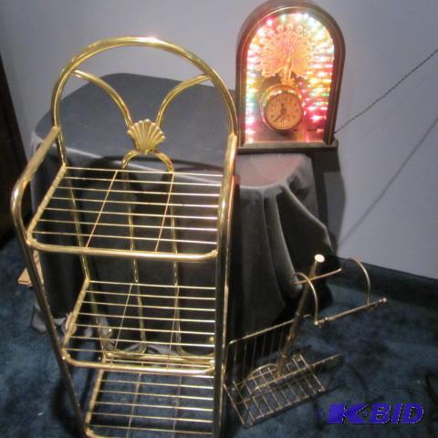 lot 72 image: Clock, Stands