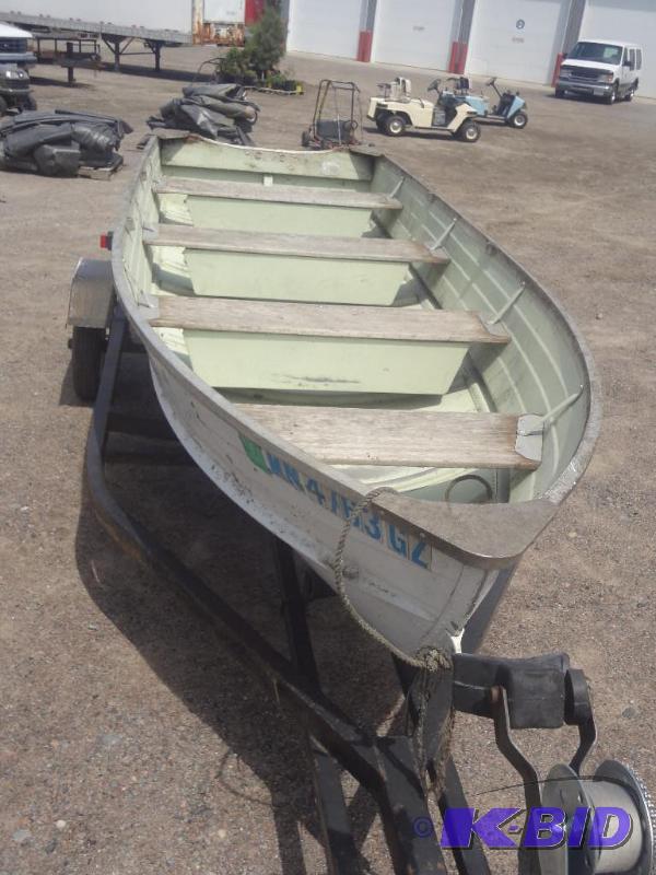 lot 1 image: 1961 Osage 14ft Aluminum Fishing Bo...