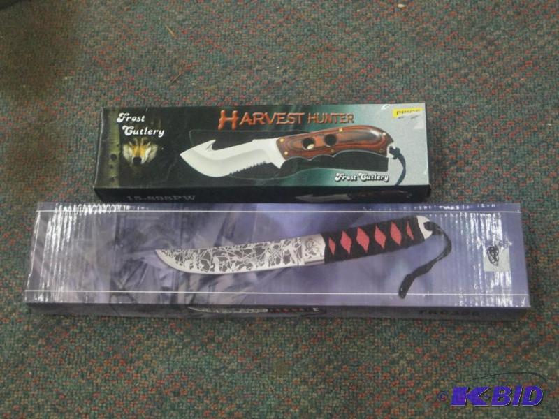 lot 102 image: (2) Frost Cuttlery Knives...
