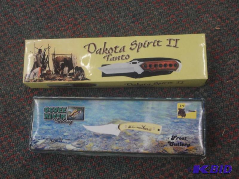 lot 104 image: (2) Frost Cuttlery Knives...