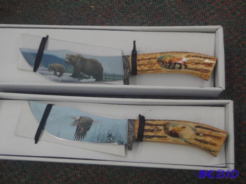 lot 105 image: (2) Frost Cuttlery Knives...