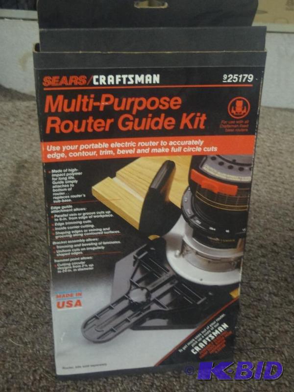 lot 35 image: Craftsman 25179 Router Guide Set...