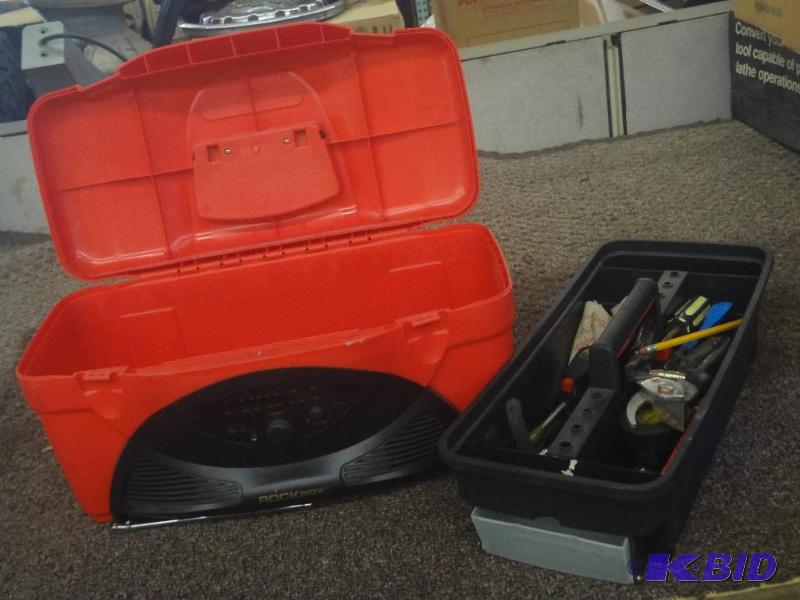 lot 41 image: Rockbox Toolbox Full Of Tools With ...