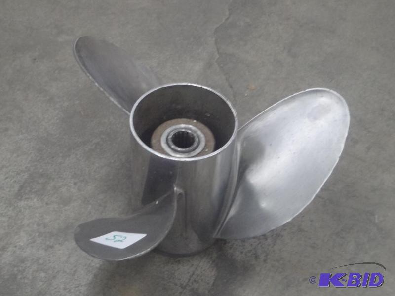 lot 52 image: Mercury Stainless Steel Prop, Raker...