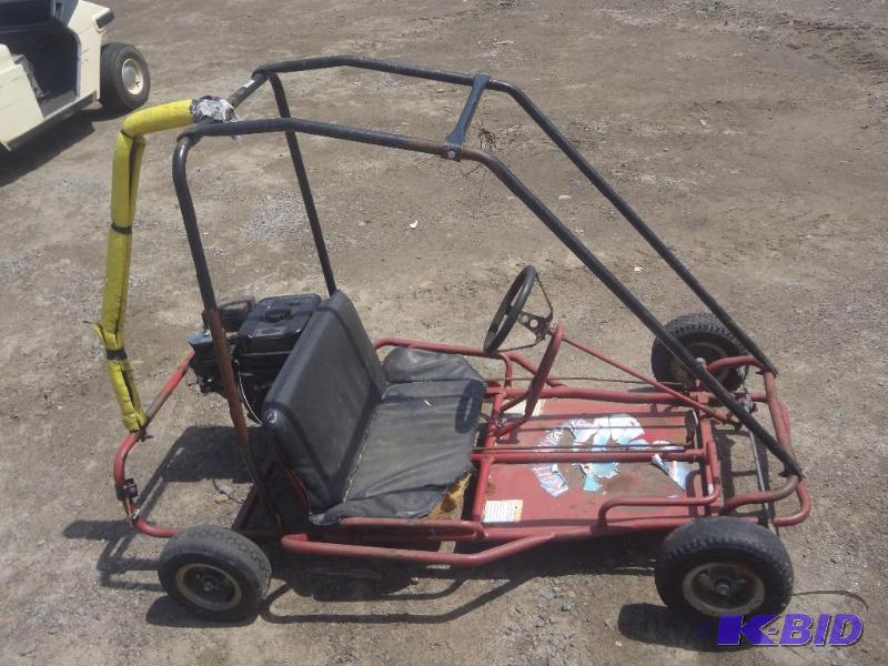 lot 7 image: Gas-Powered Go-Cart For Parts...