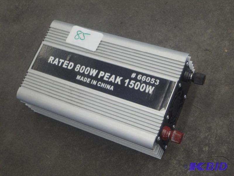 lot 85 image: 1500 Watt 12Volt To 115Volt Power C...