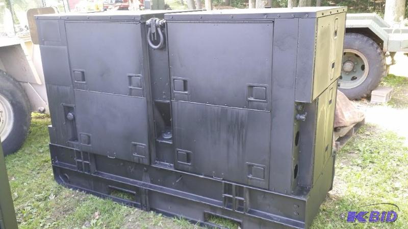 lot 1A image: 60 Kilowatt Three Phase Generator 60 herts