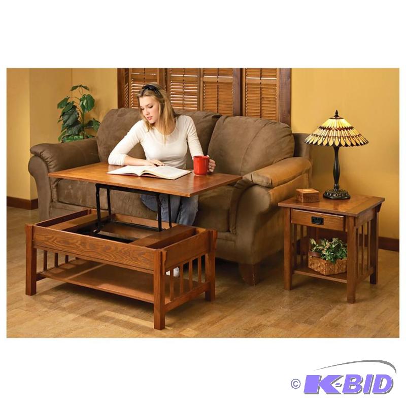 Mission Style Lift Top Coffee Table...