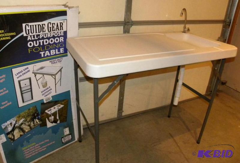 Fish  Game Processing Table, conta...