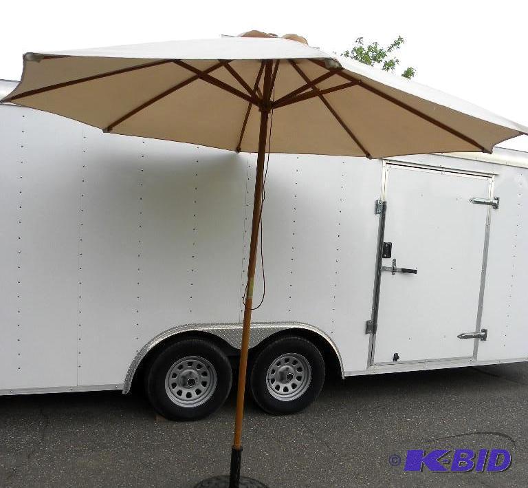 9-ft&nbsp Market Umbrella, khaki, ...