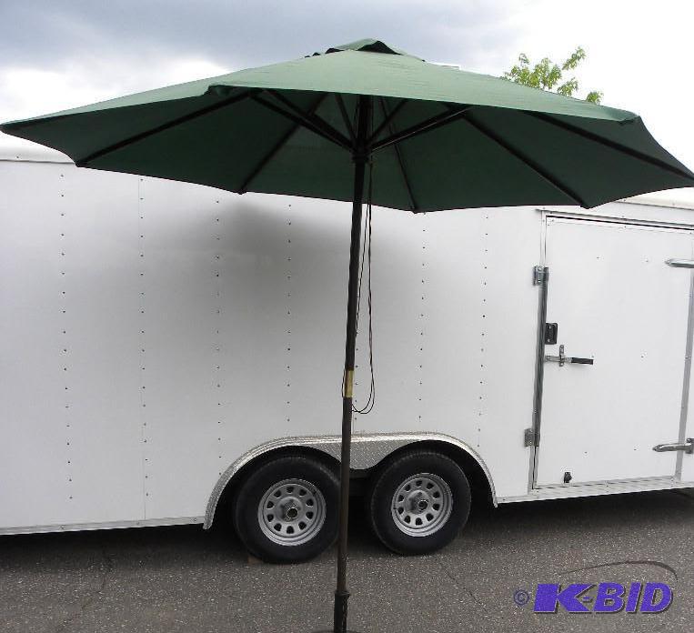 9-ft&nbsp Market Umbrella, hunter ...