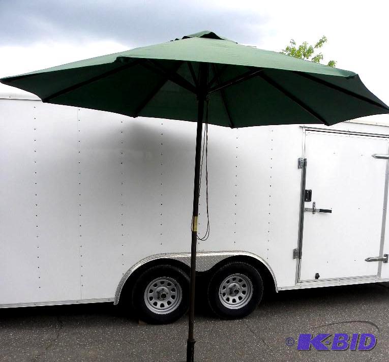 9-ft&nbsp Market Umbrella, hunter ...