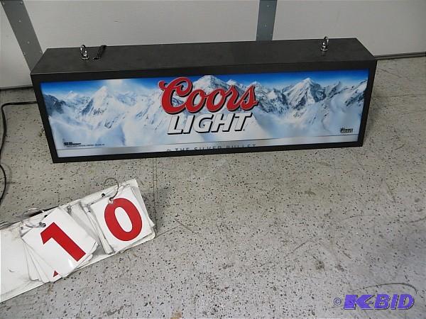 Coors Light Silver Bullet Hanging 4...