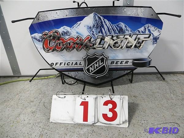 Coors Light Official NHL Beer Neon ...