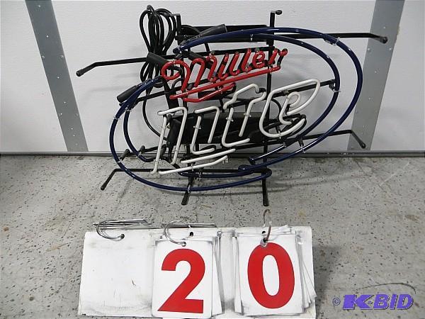 Miller Liite Neon. Does not light. ...