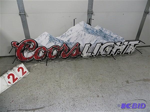 Coors Light Neon Light. Does not li...