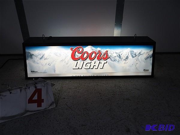 Coors Light Silver Bullet Hanging 4...