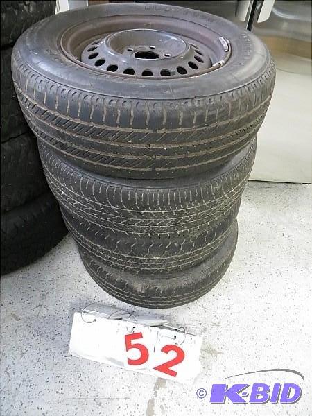 Set of 4 tires and rims off a 2001 ...