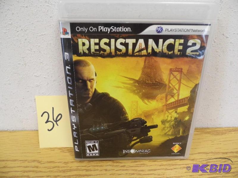 lot 36 image: PS3 Resistance 2