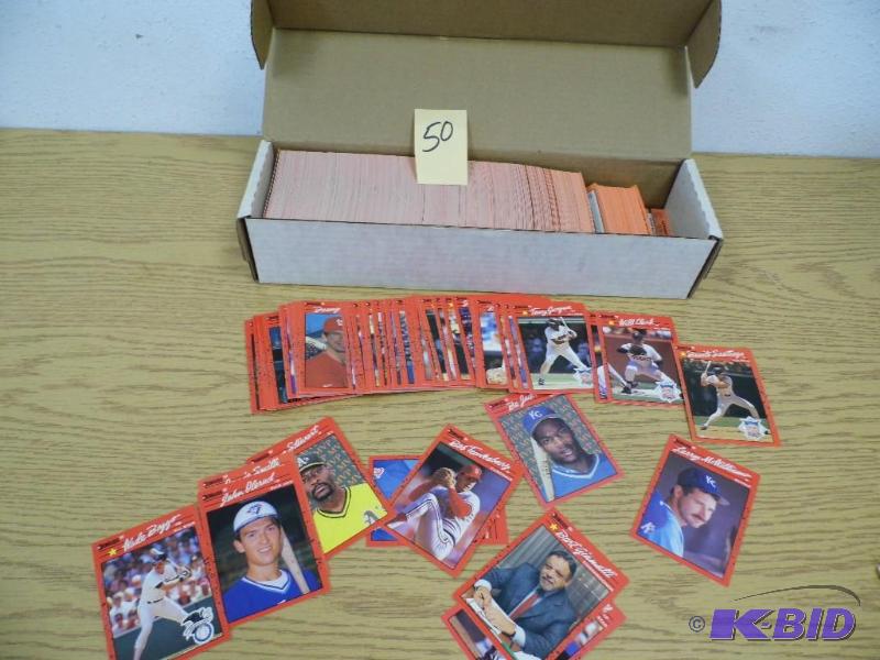 lot 50 image: 1990 Don Russ Baseball Cards