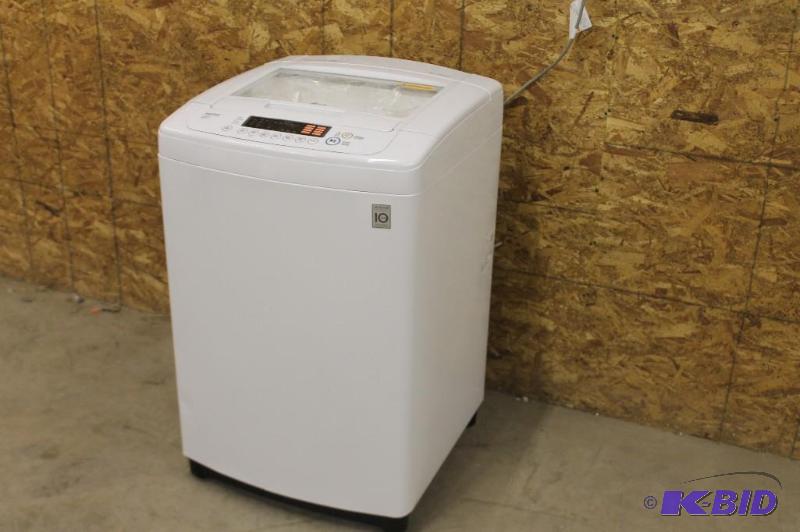 NEW LG 3.6 CU. FT. EXTRA LARGE CAPACITY TOP LOAD WASHER WITH SLEEK AND MODERN FRONT CONTROL DESIGN