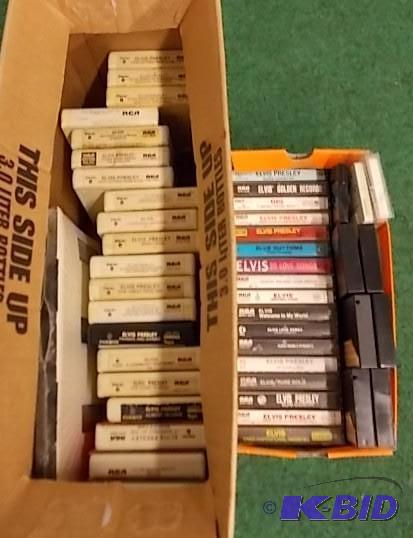 lot 13 image: Collection Of Elvis 8-Track Tapes &...