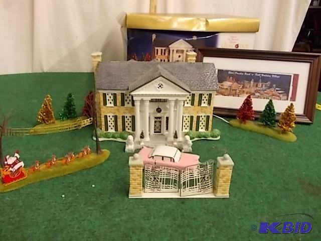 lot 24 image: Department 56 Elvis Graceland ...