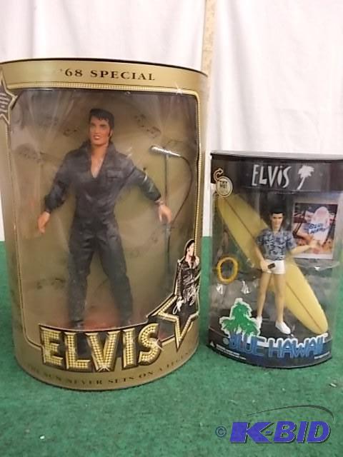 lot 29 image: 2-Elvis Dolls In Original Packages ...