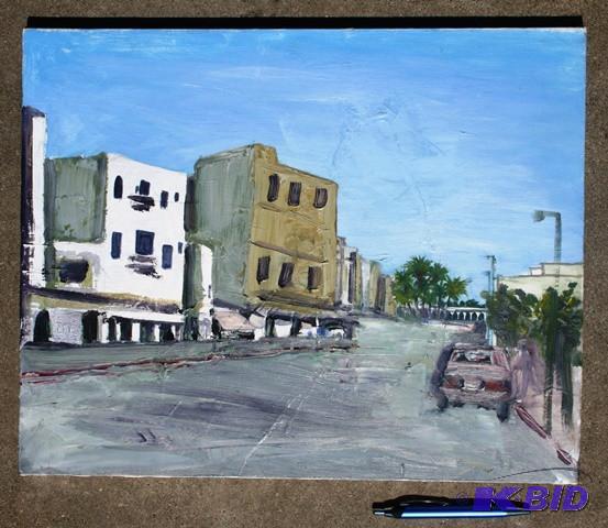 Original Acrylic Moroccan scene...