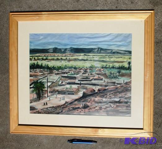 Original watercolor on paper. Moroc...