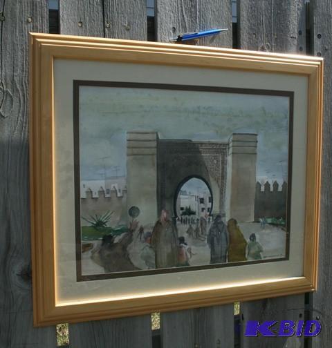 Original watercolor on paper. Moroc...