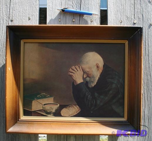 Framed print...