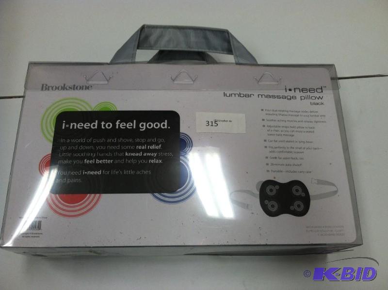 Brookstone Lumbar Shiatsu Massager....