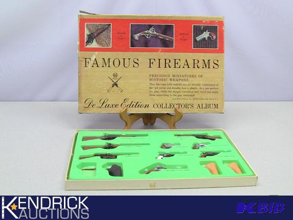 lot 26 image: Vintage Louis Mark & Co. Die Cast Model Guns Collection in Box