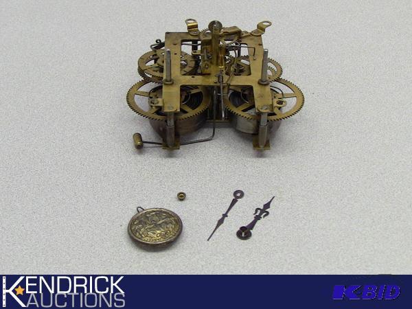 lot 42 image: 1878 E. Ingraham Co. Clock Working Gear and Parts