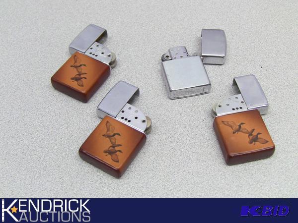 lot 9 image: Vintage Wind Master, and Gemsco Lighters