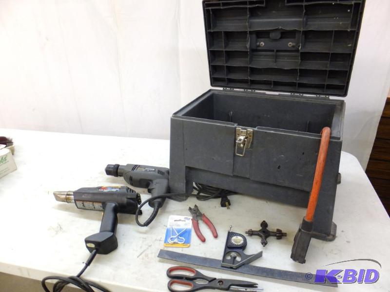 lot 33 image: Drill and Heat Gun