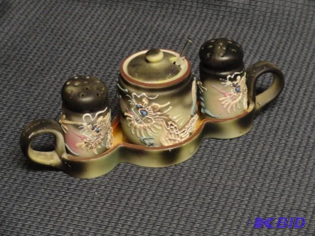 Salt &amp Pepper set, marked Nippo...