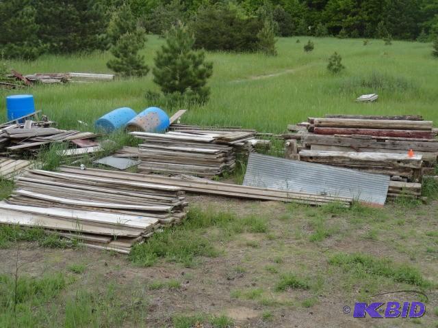 Large assortment of barn wood, quar...
