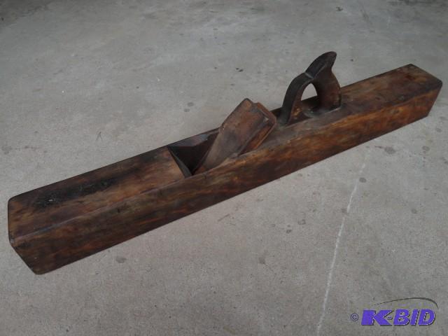 Wood block plane marked M Kellogg, ...