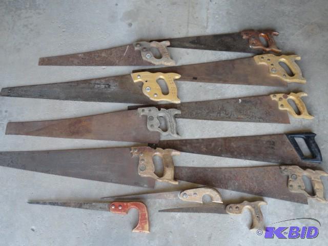 Assortment of handsaw Stanley, Dis...