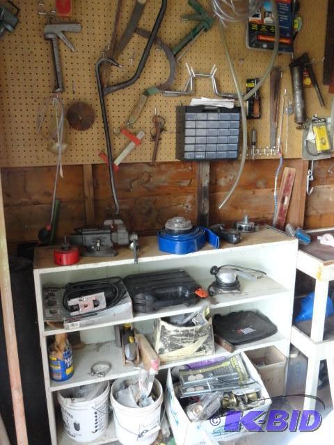 Large assortment of hardware, tools...