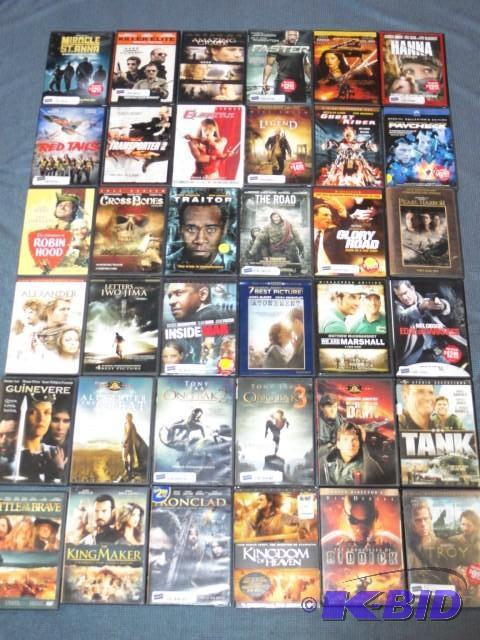 Assortment of DVDs, 36 total, see ...