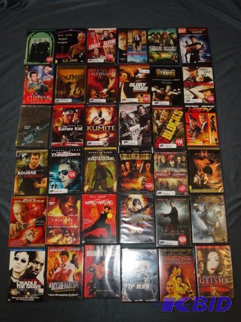 Assortment of DVDs, 36 total, see ...