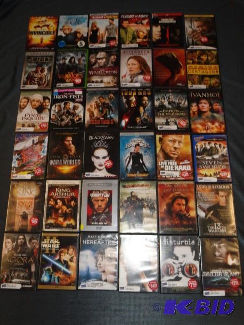 Assortment of DVDs, 36 total, see ...